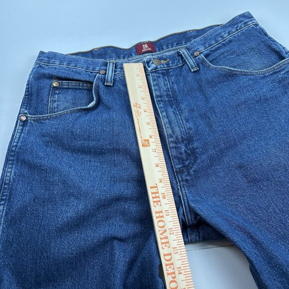 Wrangler Jeans 3K Relaxed Fit Cowboy Western Rodeo Blue 31MWzgk  Men’s 35x34 - Picture 14 of 14